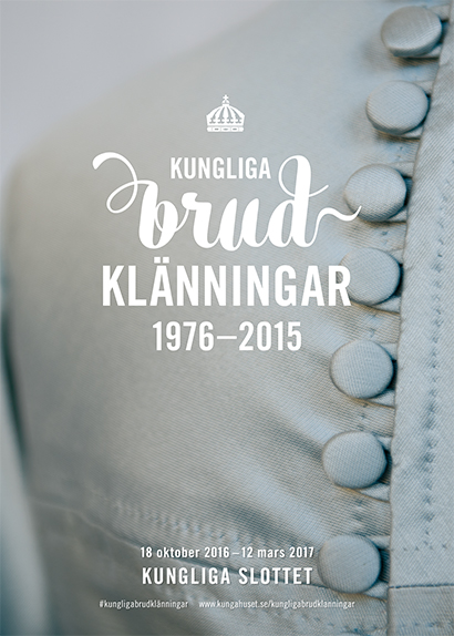 Kungliga brudklänningar Prinsessan Lilian utställning Rikssalen Kungliga slottet 2016