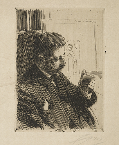 Etching of Prince Eugen