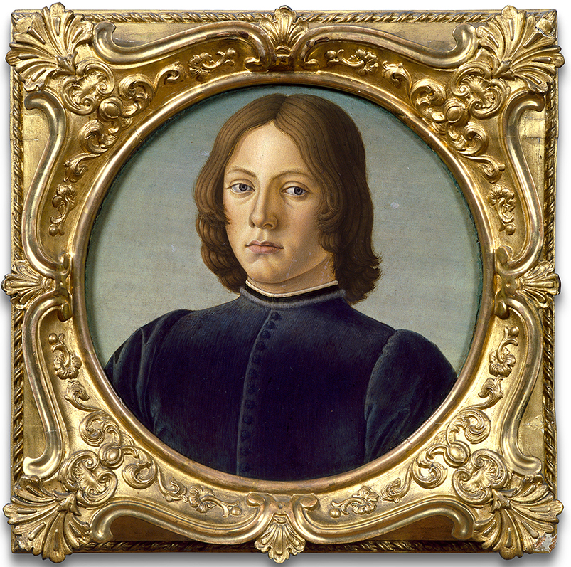 Porträtt av Lorenzo Tornabuoni 