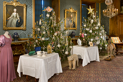 Christmas trees in Queen Lovisa Ulrika's Dining Hall