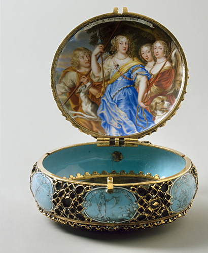 The Treasury Collection Queen Kristina's watch case 17th century